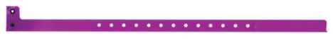 Purple 1/2" Plastic Wristband main image
